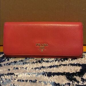 Pink Prada Wallet